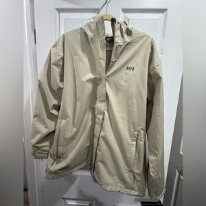 Helly Hansen Women’s XL light green raincoat